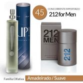 UP!45 Perfume 212 MEN 50 ml (Sândalo-Musk)