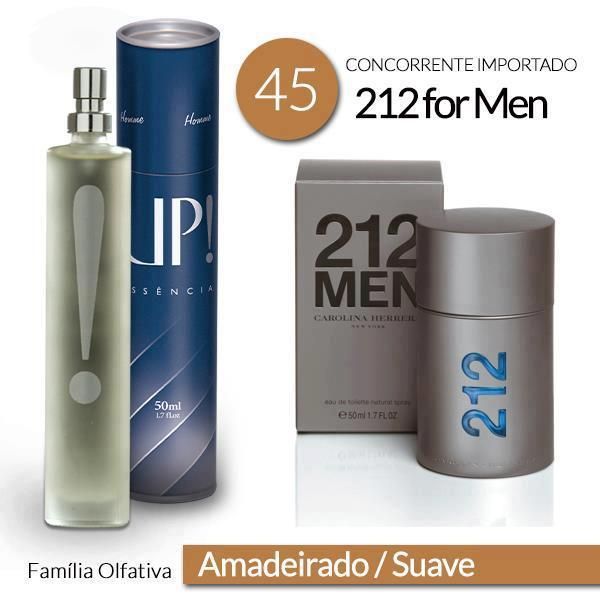 UP!45 Perfume 212 MEN 50 ml (Sândalo-Musk)