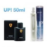 UP!11 Perfume Ferrari Black EDP (Sândalo/Ambar)