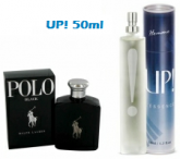 UP!21 Perfume Polo Black (Madeiras Secas/Manga Gelada)