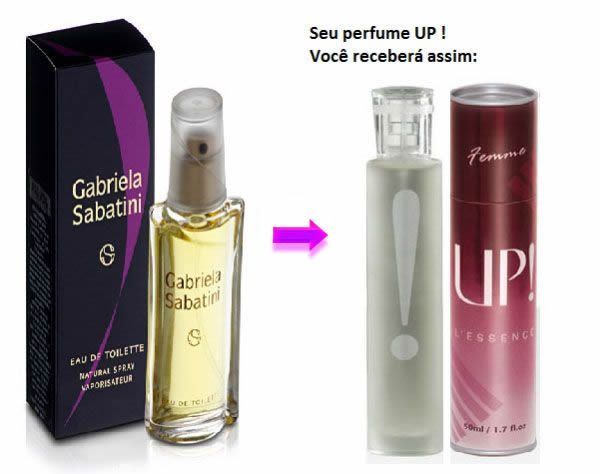 UP!24 Perfume Gabriela Sabatini (Jasmim/Sandalo)